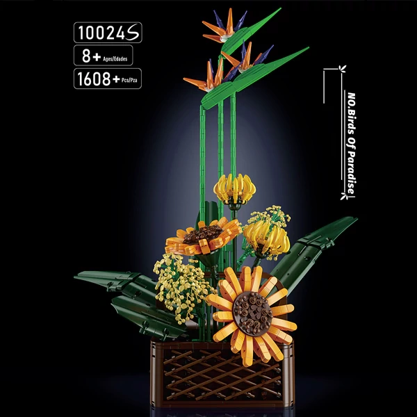 MouldKing 10024S Flower World：Birds Of Paradise Creator Expert