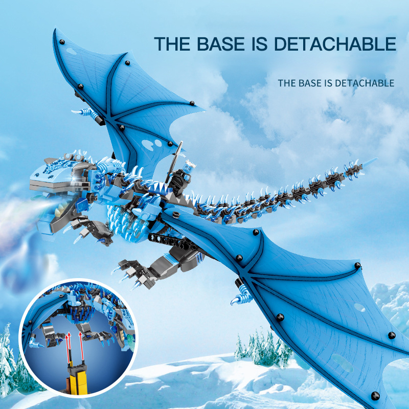 MJI 13005 Creator Blue Vise Rion Building Blocks 1186pcs Bricks Toys From China Delivery.