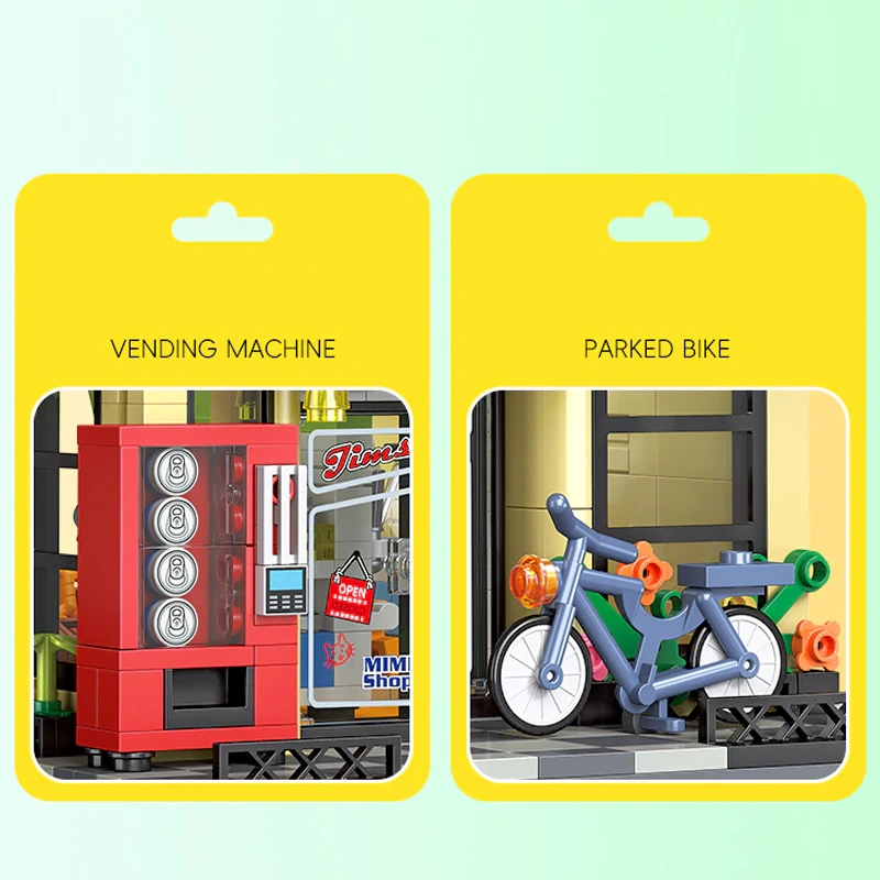 Jiestar Mini Street View Convenience Store Modular Buildings