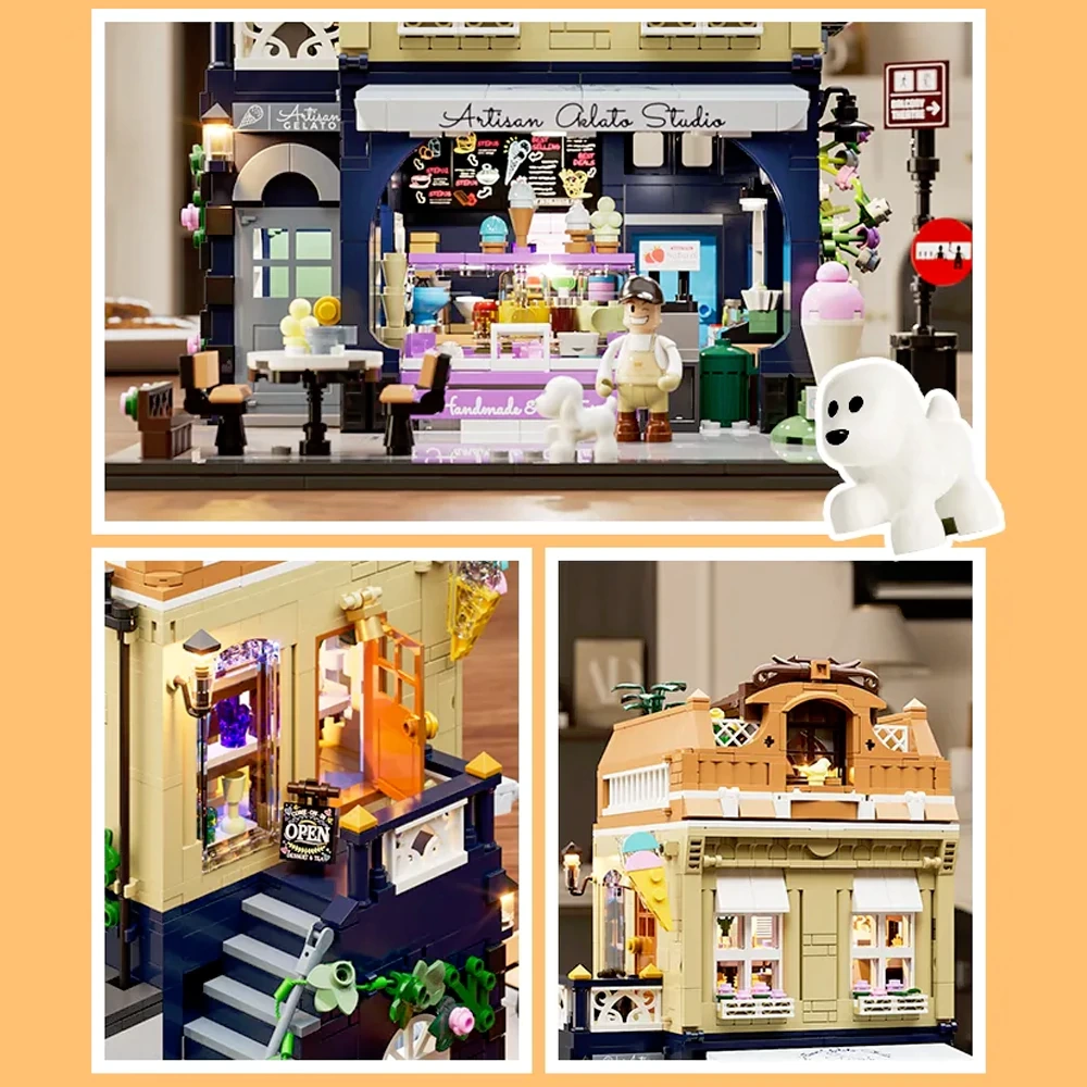 Funwhole F9078 Gelato Store Modular Buildings