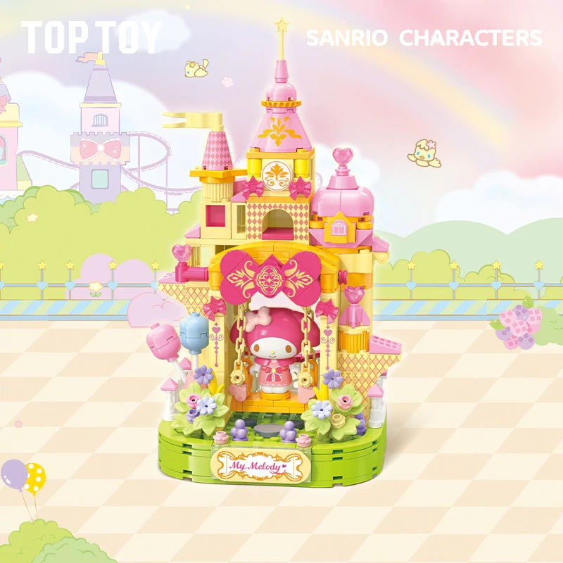 TOPTOY Sanrio Characters Colorful Amusement Park Movie