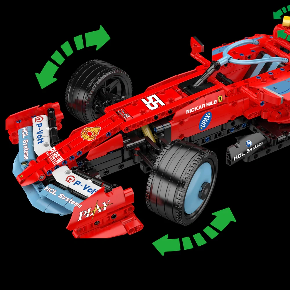 MouldKing 13209 FE SF-24 Racing Car Technic