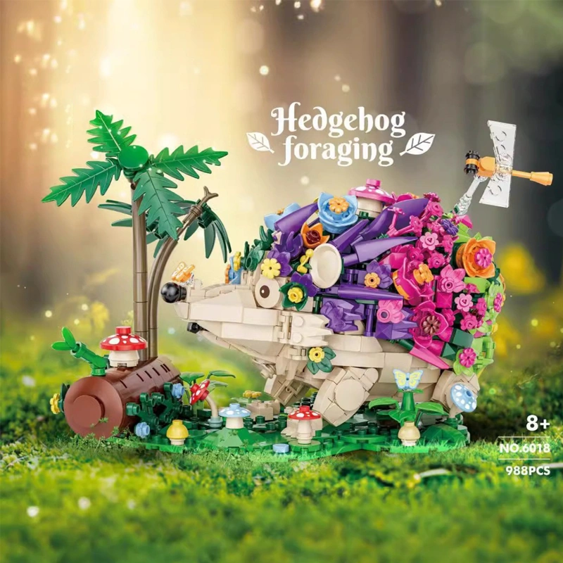 DK 6018 Hedgehogs Foraging For Food Creator Expert