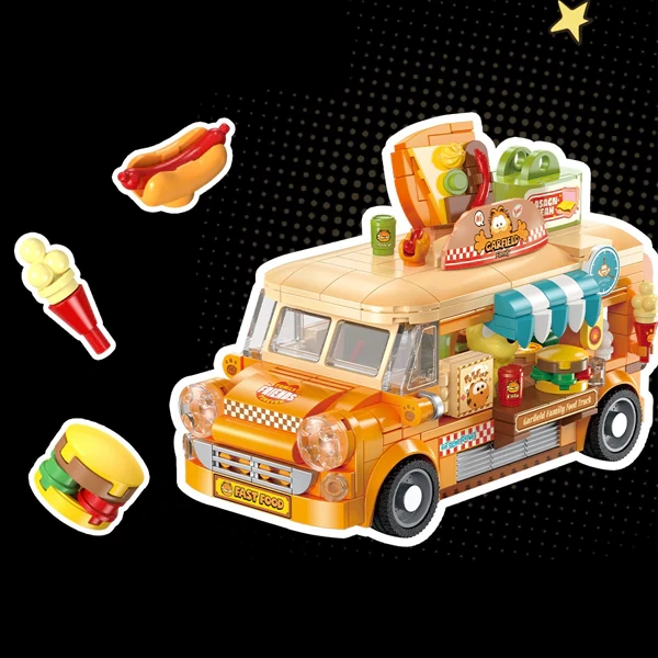 Femibox S44052 Garfield Family Mobile Food Cart Movie