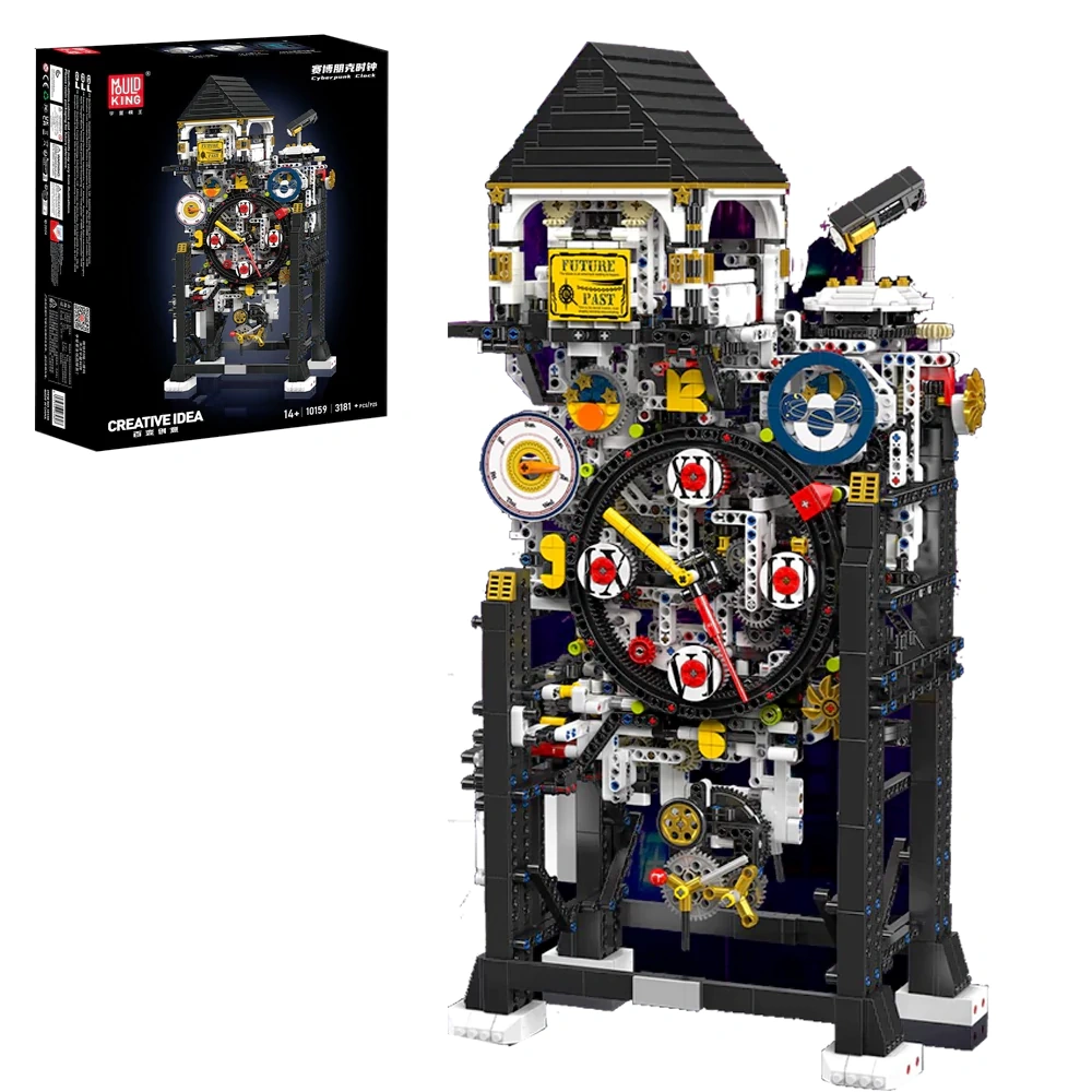 MouldKing 10159 Cyberpunk Clock Technic