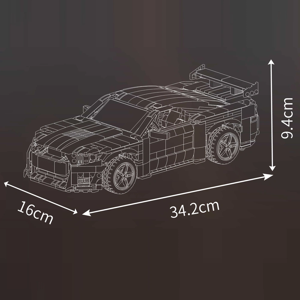 MouldKing 10208 Shelby GT500 Technic