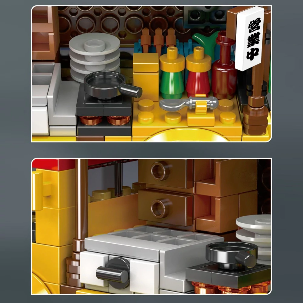 MouldKing 24064 Mobile Ramen Cart Technic