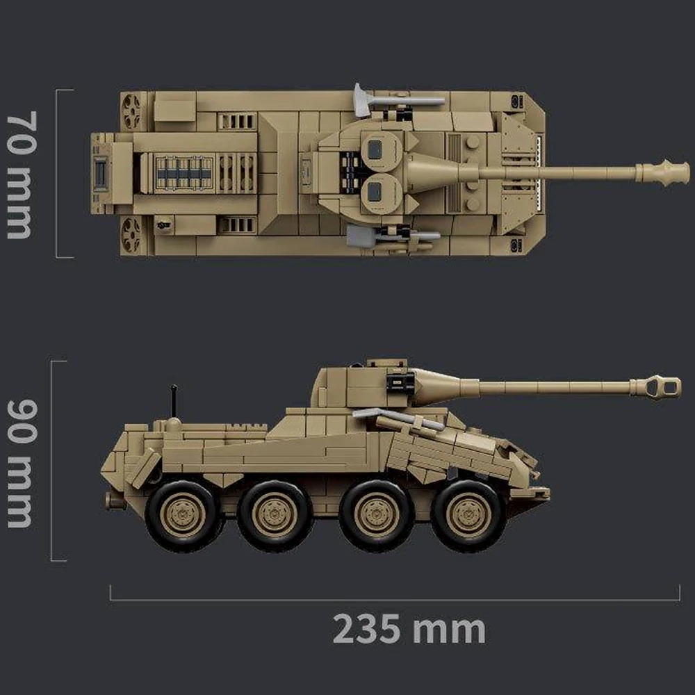 Leyi 66075 Sd.Kfz.234 PUMA Military
