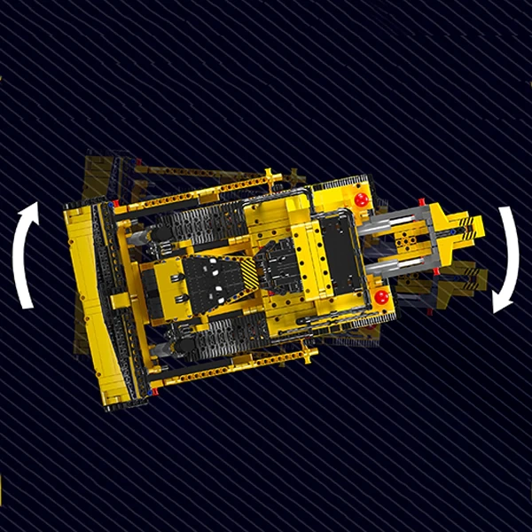 [With Motor] MouldKing 15084 Bulldozer Technic