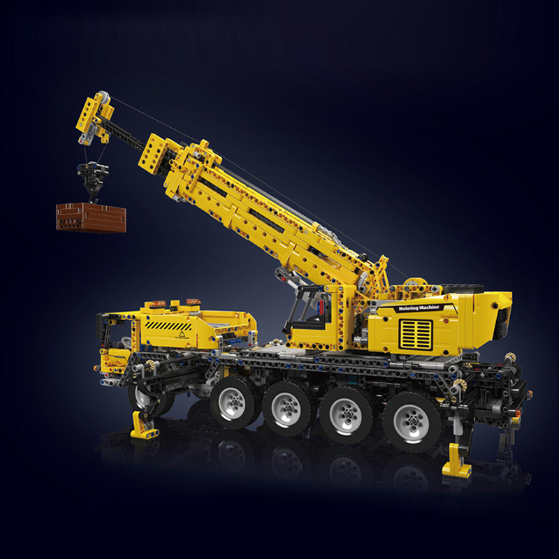 [With Motor] Mould King 17047 Mechanical Crane C+ Technic