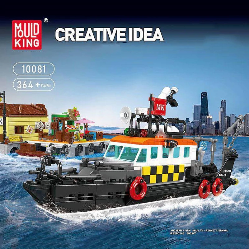 MouldKing Bustling Freeport Series Technic