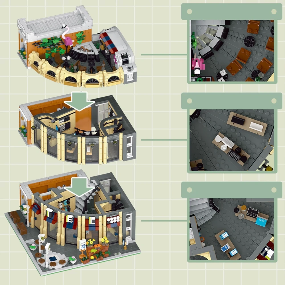 XMORK 10215 ROUND CORNER SHOP Modular Buildings