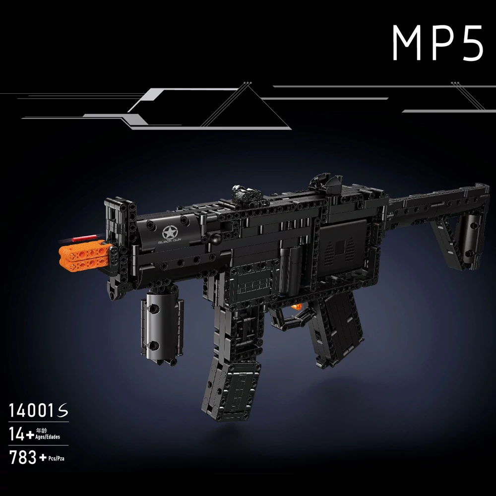 MouldKing 14001S MP5 Submachine Gun Military