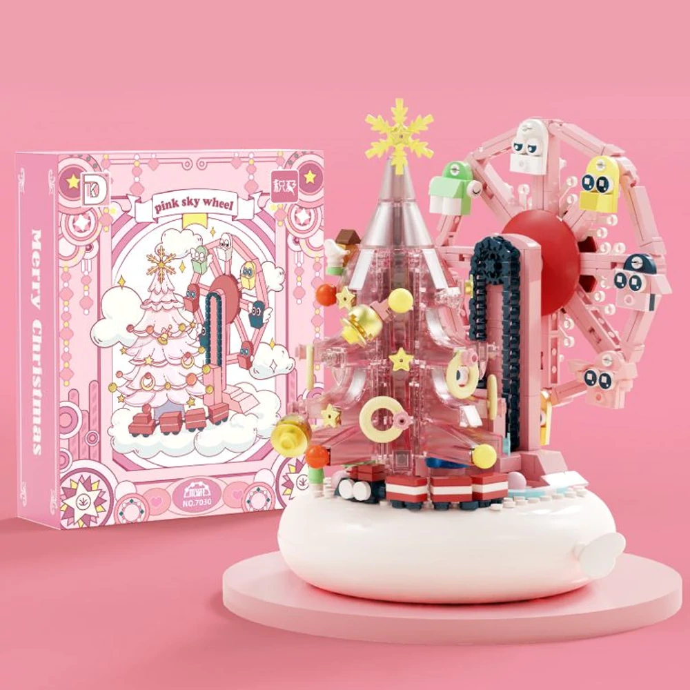 DK 7030 Pink Sky Wheel MERRY Christmas