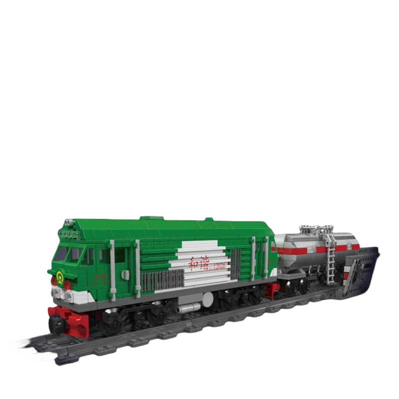 [With Motor] Mould King 12026 HXN 3 Diesel Locomotive Technic