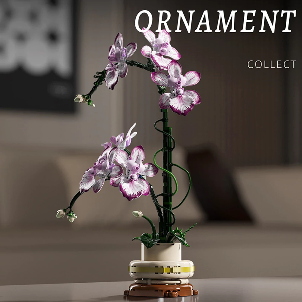 MJI 13114 Cymbidium – Butterfly Orchid LEGO Flower Set