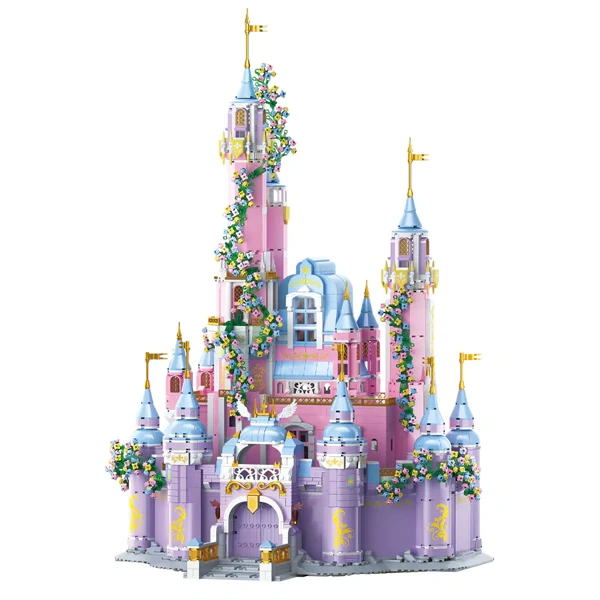 [Mini Micro Bricks] ZHEGAO 612011 Dream Castle Modular Buildings