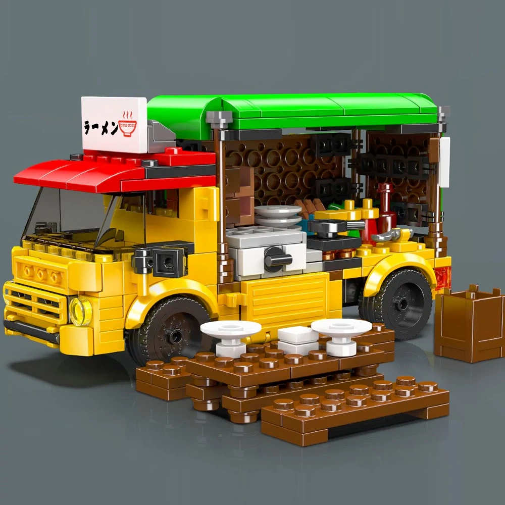 MouldKing 24064 Mobile Ramen Cart Technic