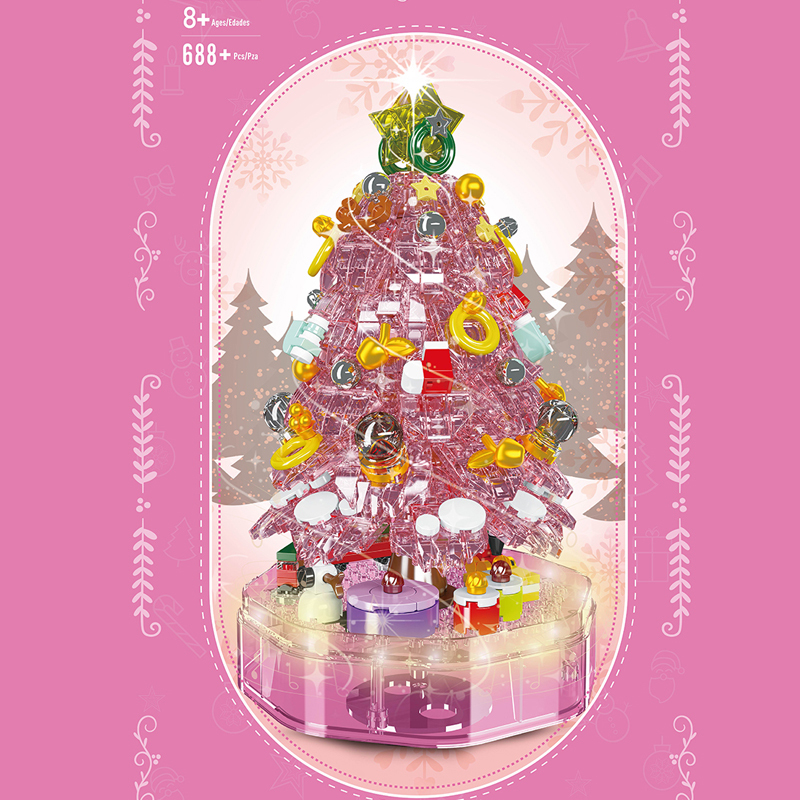 Mould King 10089/10090 Magical Christmas Music Box Seasonal Creator