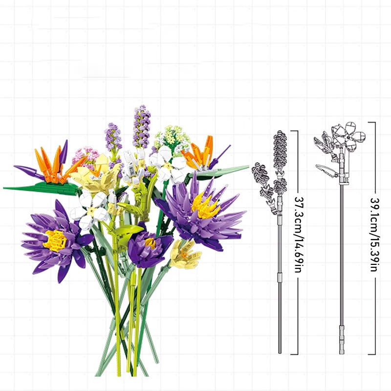 JIESTAR JJ9046 Tropical Flower Bouquet Creator