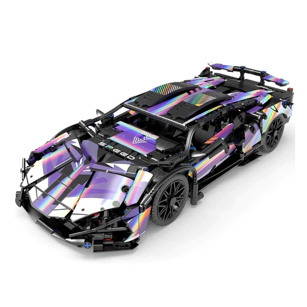 LEGO MOC BAKA 33012 Purple Lamborghini Technic