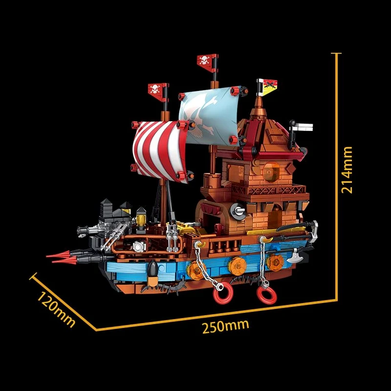 GAOMISI T2140 PIRATE SHIP Pirates