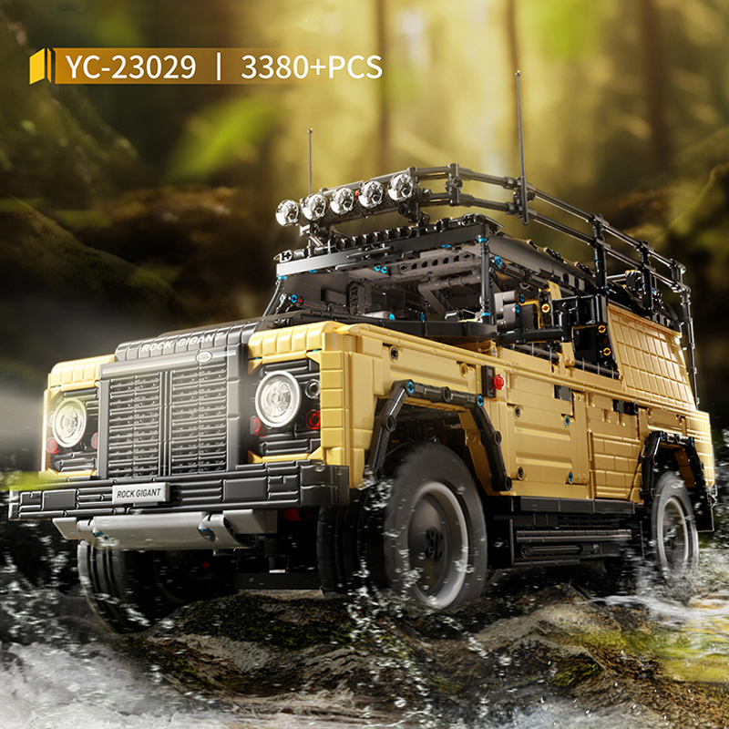 HAPPY BUILD YC-23029 Technic 1:8 Rock Glgan Off-Road Vehicle Buidling Blocks 3380±pcs Bricks from China.