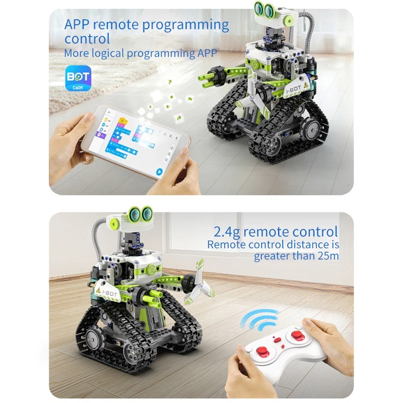 CaDa  C83001 Moc Technical Remote Control Robot Model Building Blocks 434pcs with Motor I.BOT programming robot ship from China.