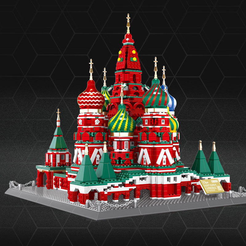 Wange 6213 Creator Expert Architecture Saint Basil's Cathedral-Moscow Russia Modular Building Blocks 3213pcs Bricks Toys From China
