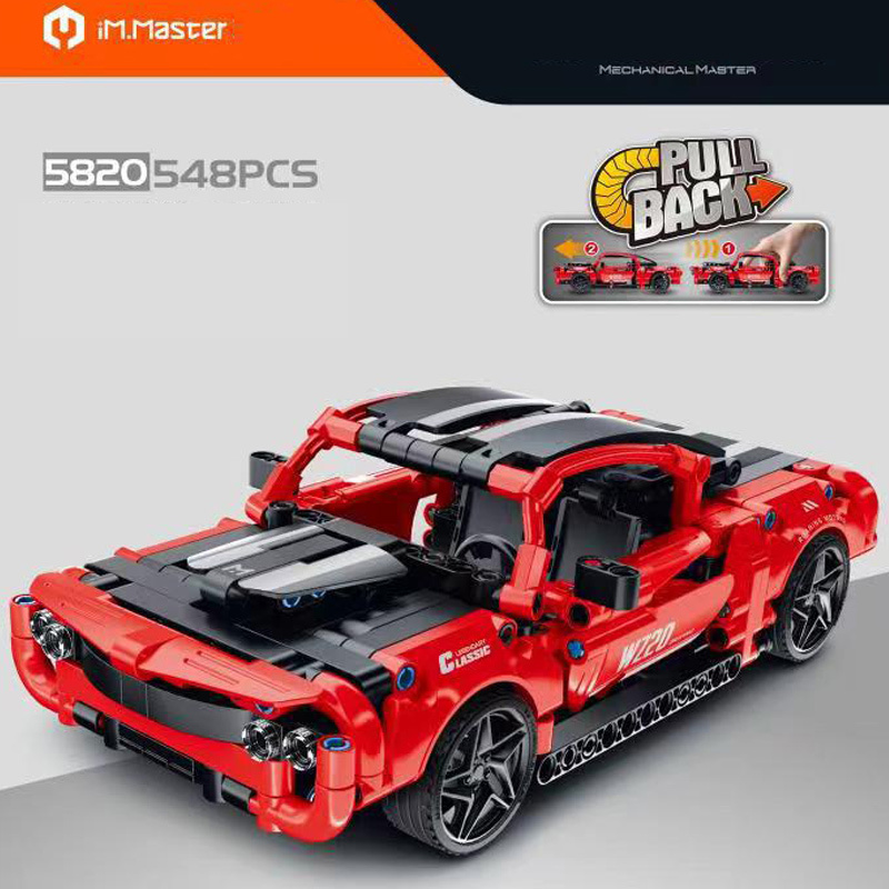 IM.Master 5820 Jack-up: Dodge Challenger sports cars, return carts Technic