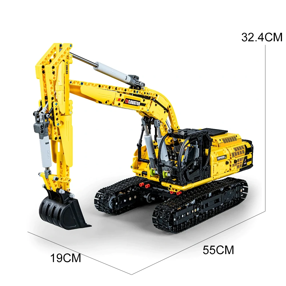 CaDA C61082 Remote Control Excavator Technic
