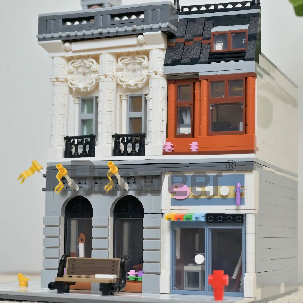 [Mini Micro Bricks] JiQing JQ10004 Bank Modular Buildings