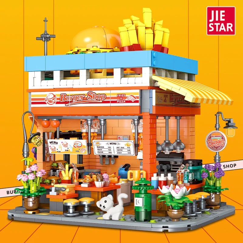 JIESTAR JJ9082 French Fries Burger Shop Modular Buildings