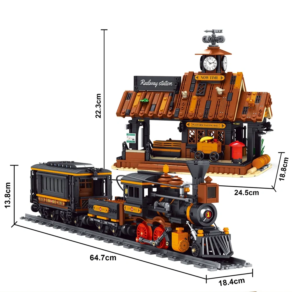 CBOX JD112 Cowboy City Railway Station Modular Buildings