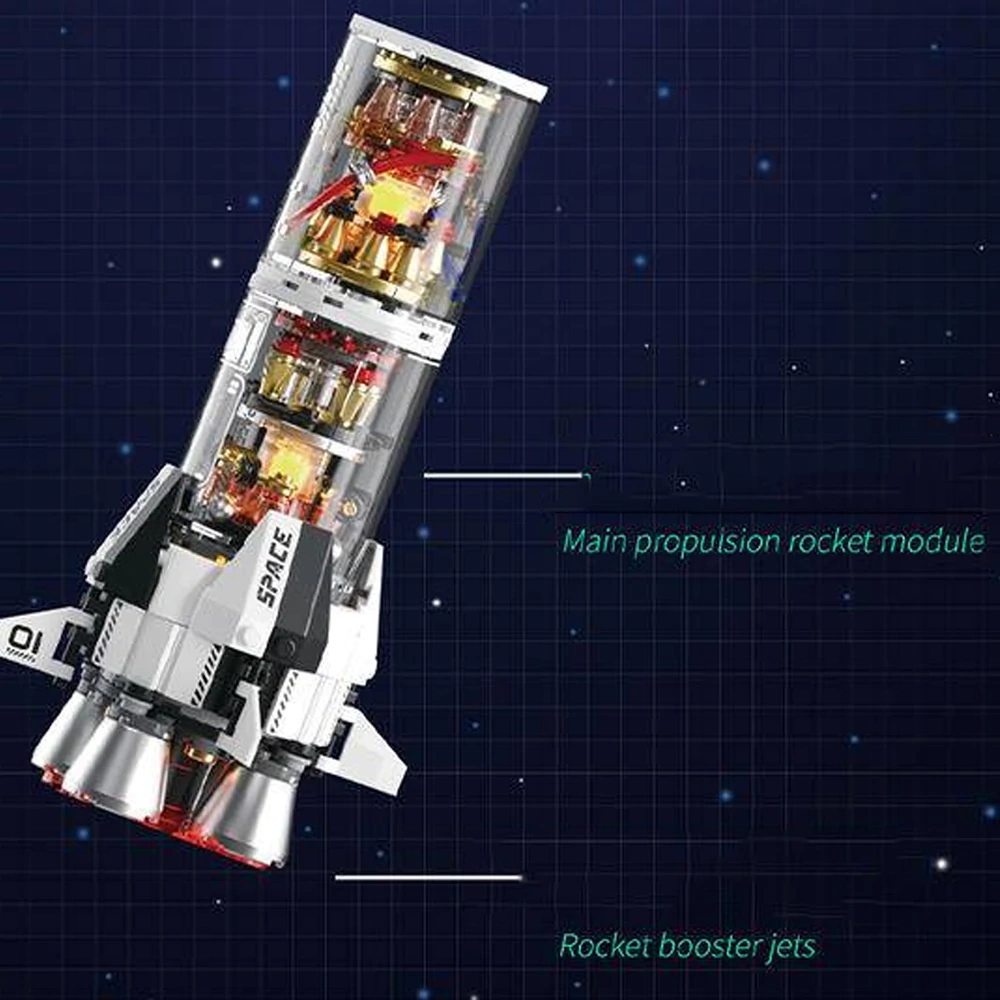 [Pre-sale] TUOMU T3006 Rocket Launch Group Technic