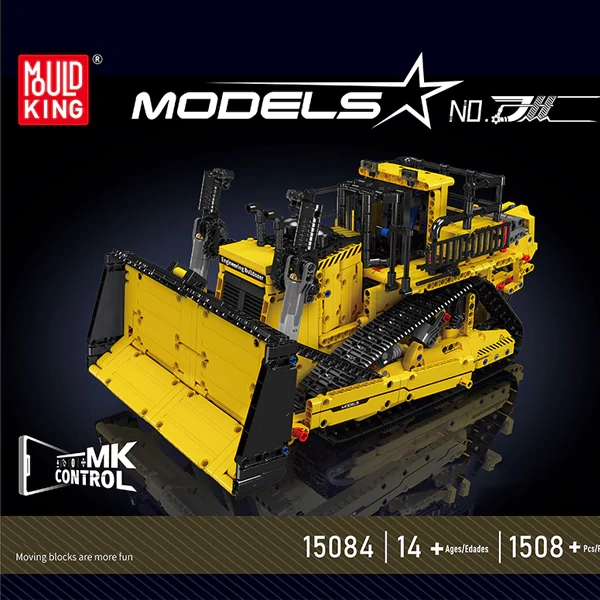 [With Motor] MouldKing 15084 Bulldozer Technic