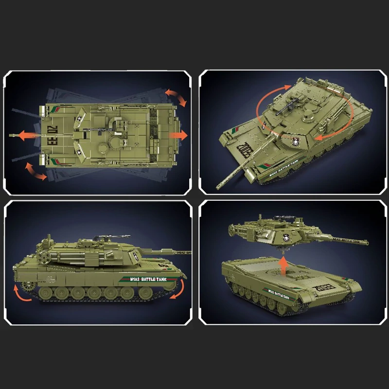 MouldKing 20033 MIN2 Battle Tank Military