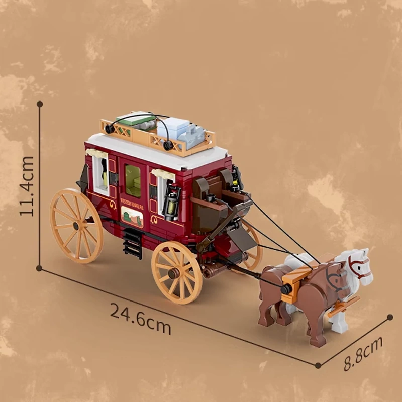 FunWhole F9052 Western Post Carriage Historical