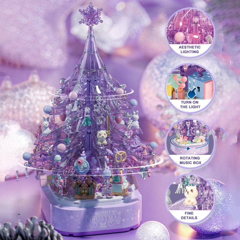 [With Light] SEMBO 605029 Fantasy Christmas Tree Christmas Series Seasonal