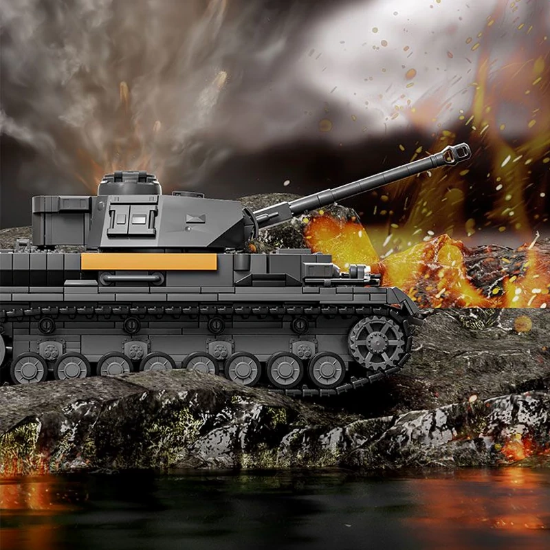 12GO 97003 PZ.KPFW. IV AUSF. F2 Tank Military