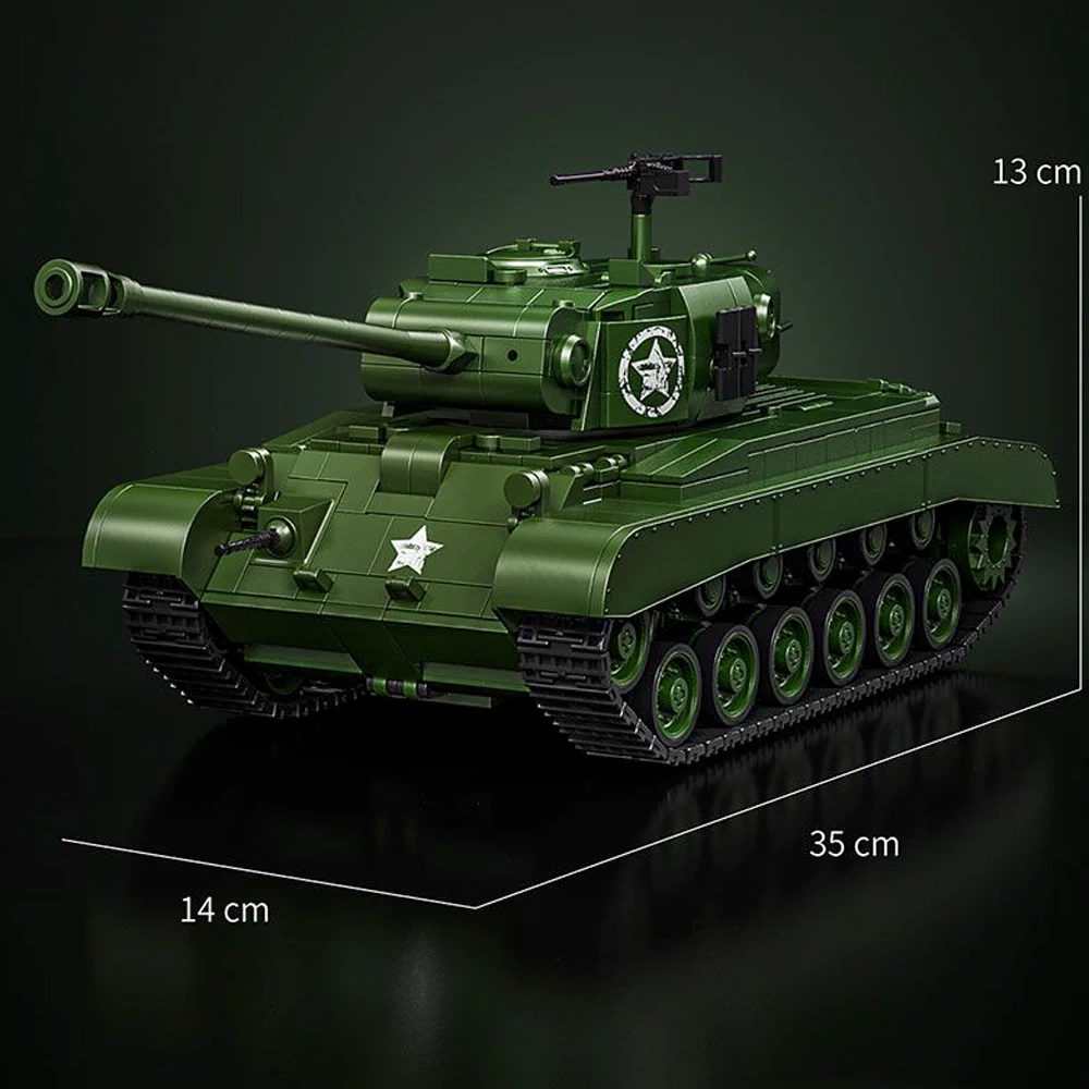 12GO 97011 M26 Pershing Tank Military
