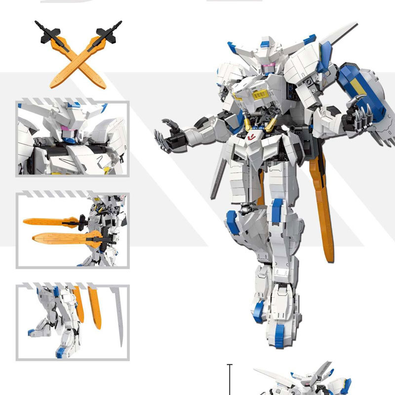 JIESTAR 58032 Movie & Game Series Bael Mecha Building Blocks 1611pcs Bricks Toys Model Ship From Chian