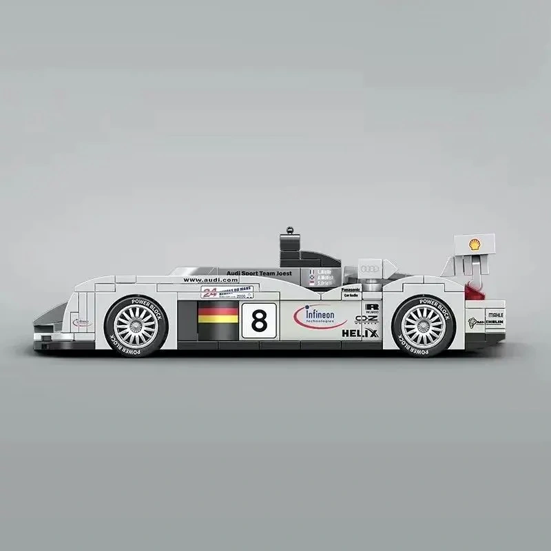 [DEAL] PowerBlockAudi Le Mans R8 8-Wide 1:32 Scale Car Technic