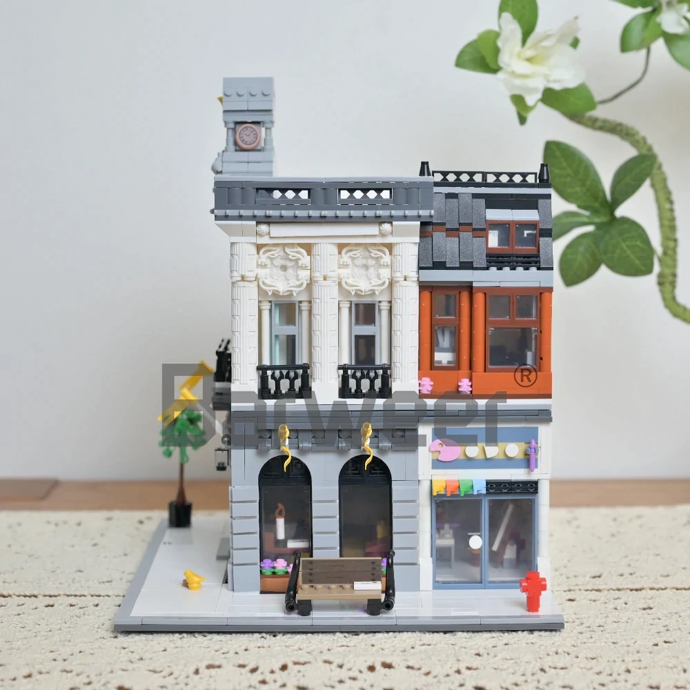 [Mini Micro Bricks] JiQing JQ10004 Bank Modular Buildings