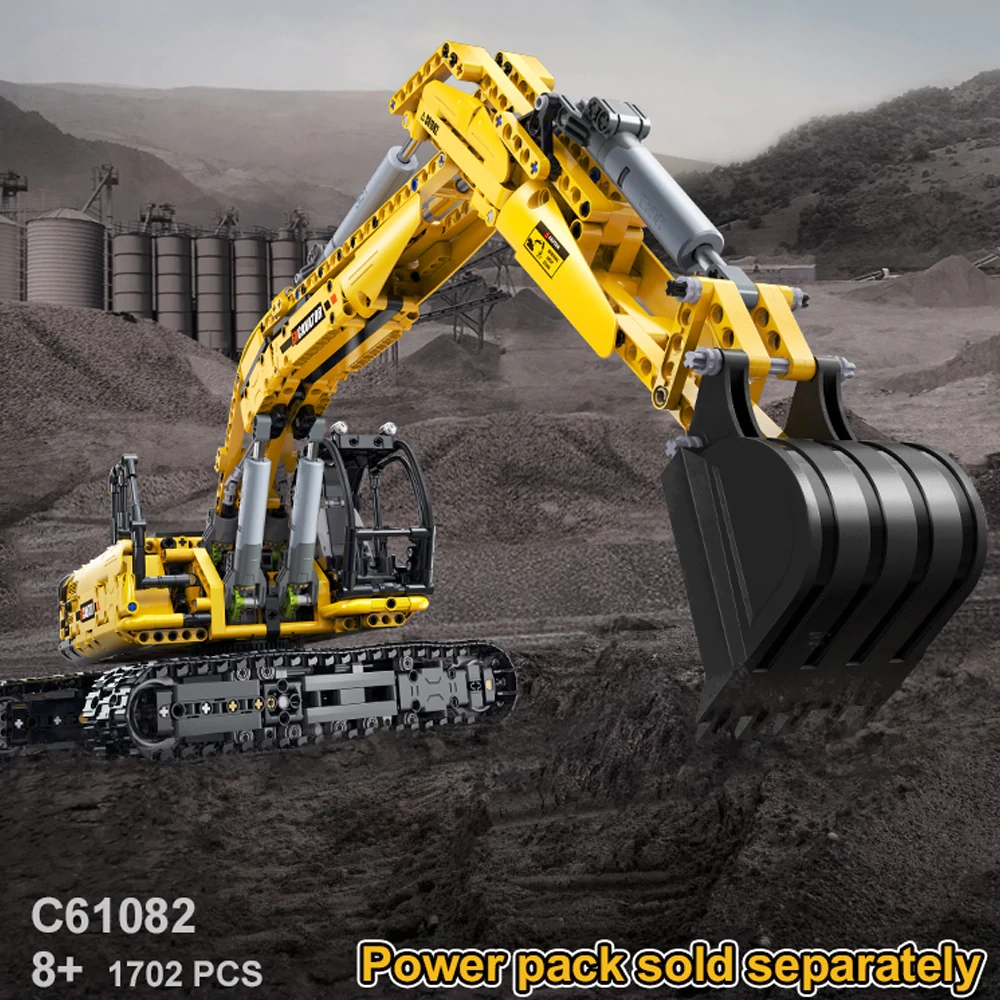 CaDA C61082 Remote Control Excavator Technic