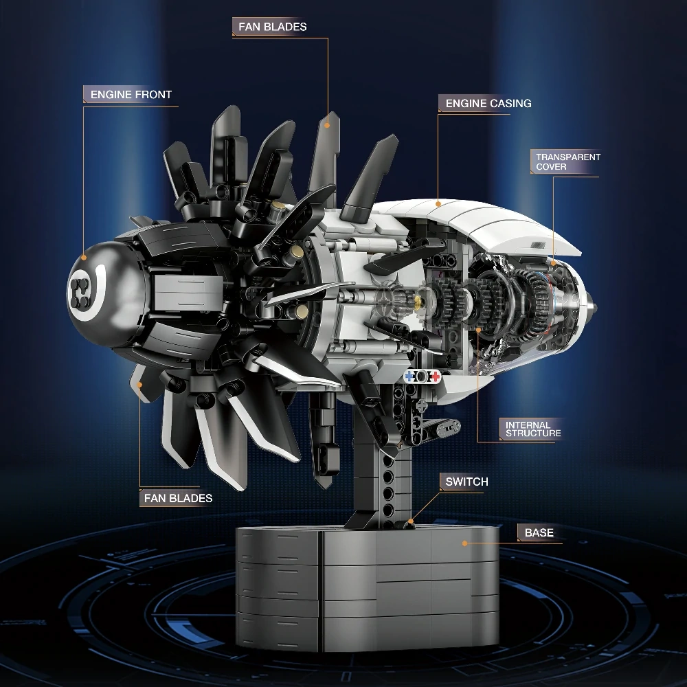 Reobrix 33018 AIRCRAFT ENGINE Technic