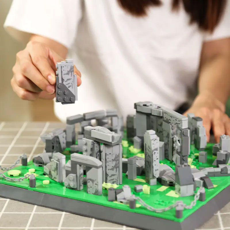 WANGE 4224 Creator Expert Architecture Stonehenge-Wiltshire England Modular Building Blocks 753z±cs Bricks Toys From China