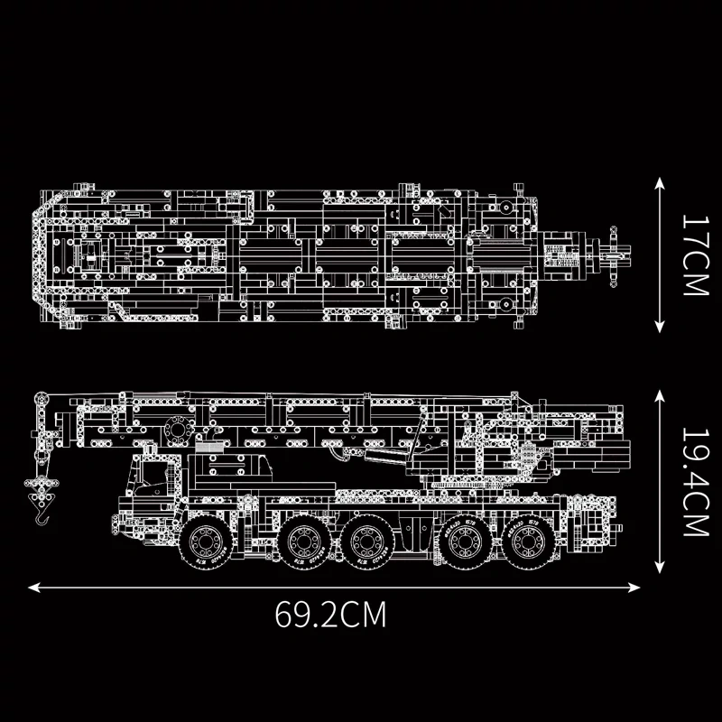 MouldKing LTM 1110 Crane Technic
