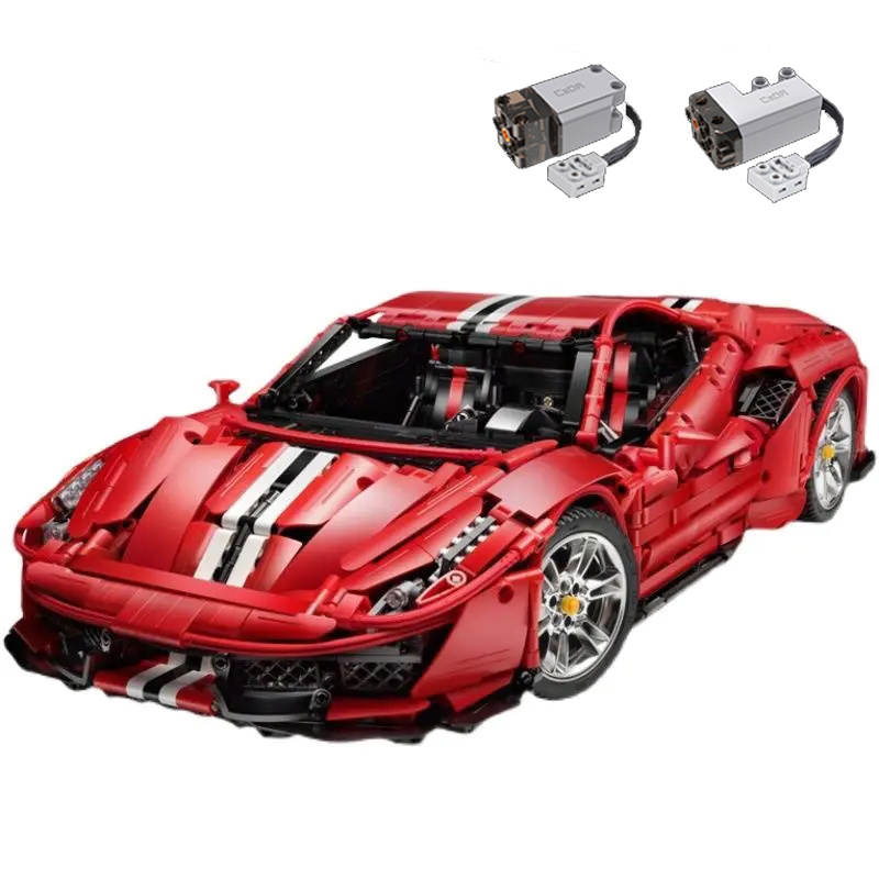 CADA C61042 C61043 3187Pcs Technic Series Italian Super Car Building Blocks Brick toys Free Shipping (No Tax)