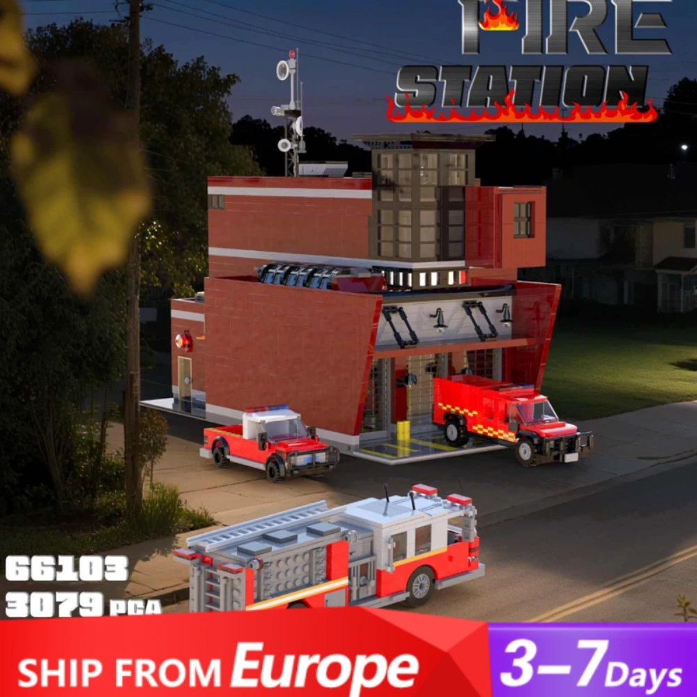 [Pre-sale] Xbert 66103 FIRE STATION Modular Buildings Europe Warehouse Express